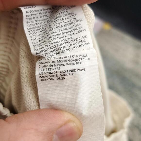 Old Navy Pants WOmens XL Stretch Tech Pull On Joggers Cargo Athleisure Cream - Picture 9 of 9